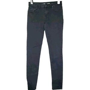 Monkey Ride Skinny Stretch Jeans Womens Size 1 Black Soft Denim